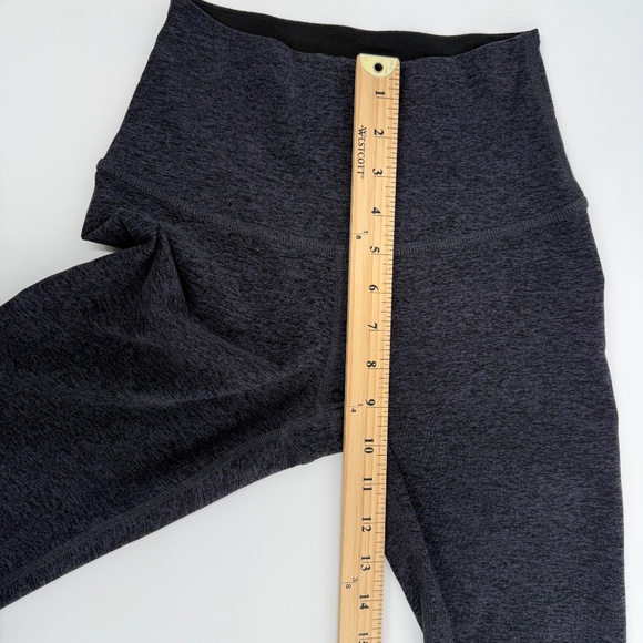 Beyond Yoga Leggings Women Small Heather Gray Capri Active Lounge Gym Stretch - Picture 7 of 10